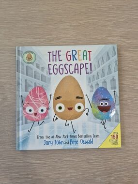 The Great Eggscape! Kids Picture Book Hardcover- Colorful Egg Characters